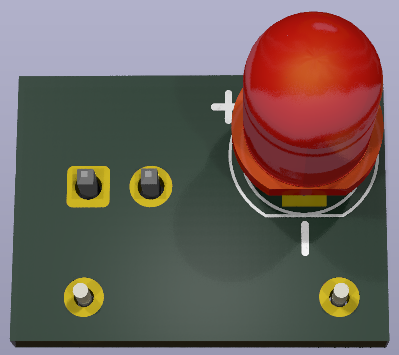 Carte indicateur — face arrière assemblée