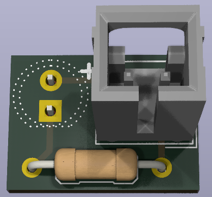 Carte indicateur — face avant assemblée