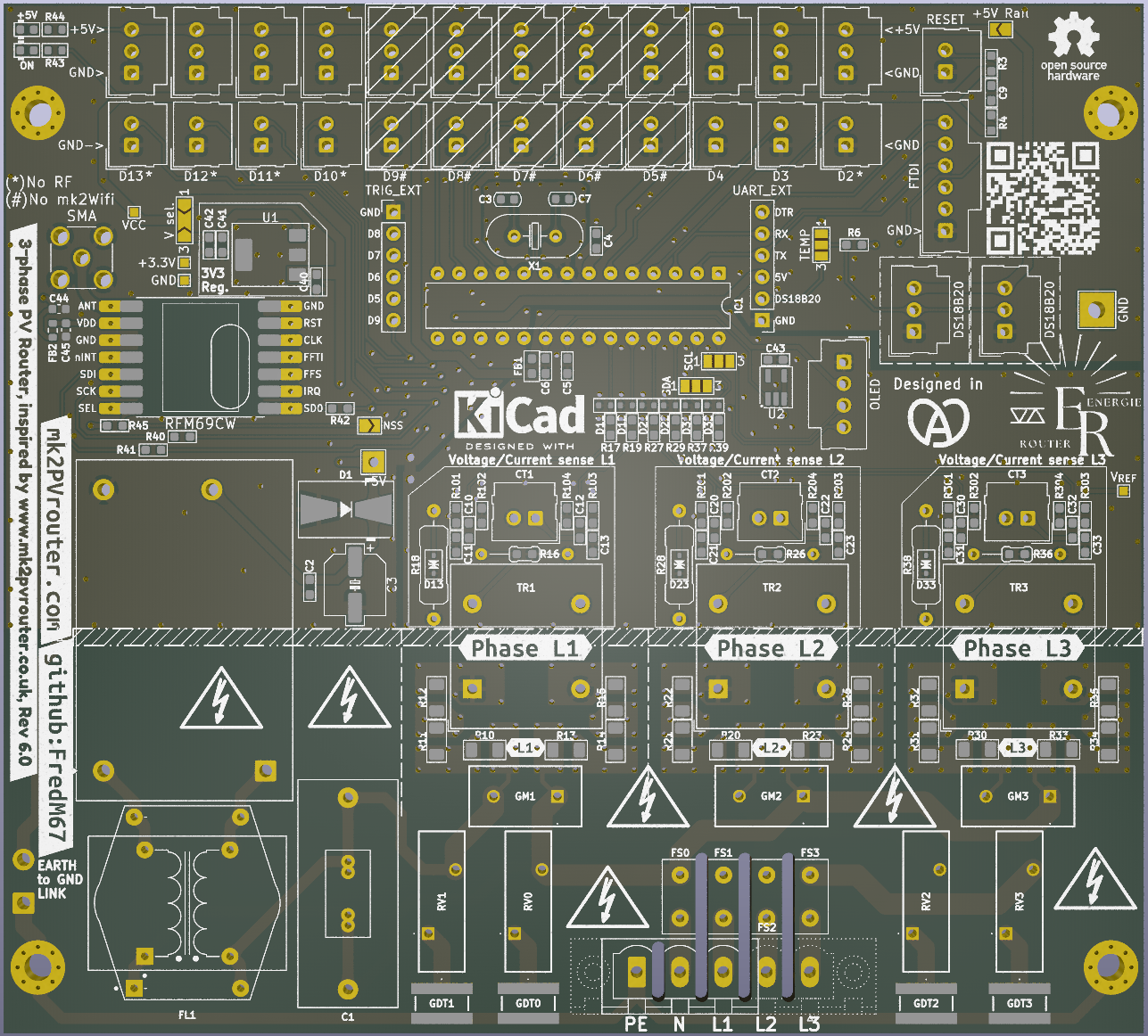 Carte universelle — PCB nu
